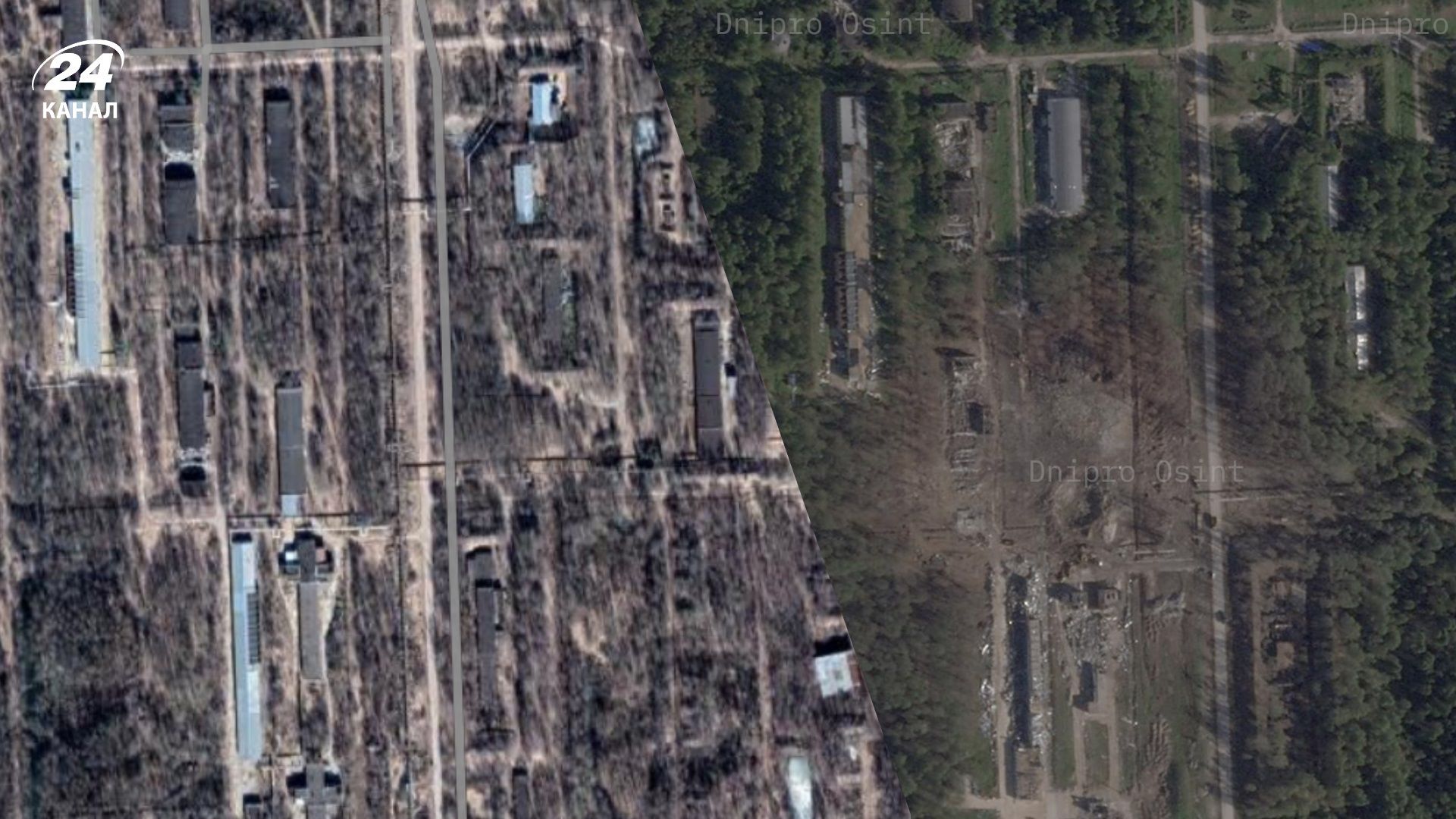 Вибух на пороховому заводі "Еластік" у Рязанській області: супутниковий знімок із наслідками - 24 Канал