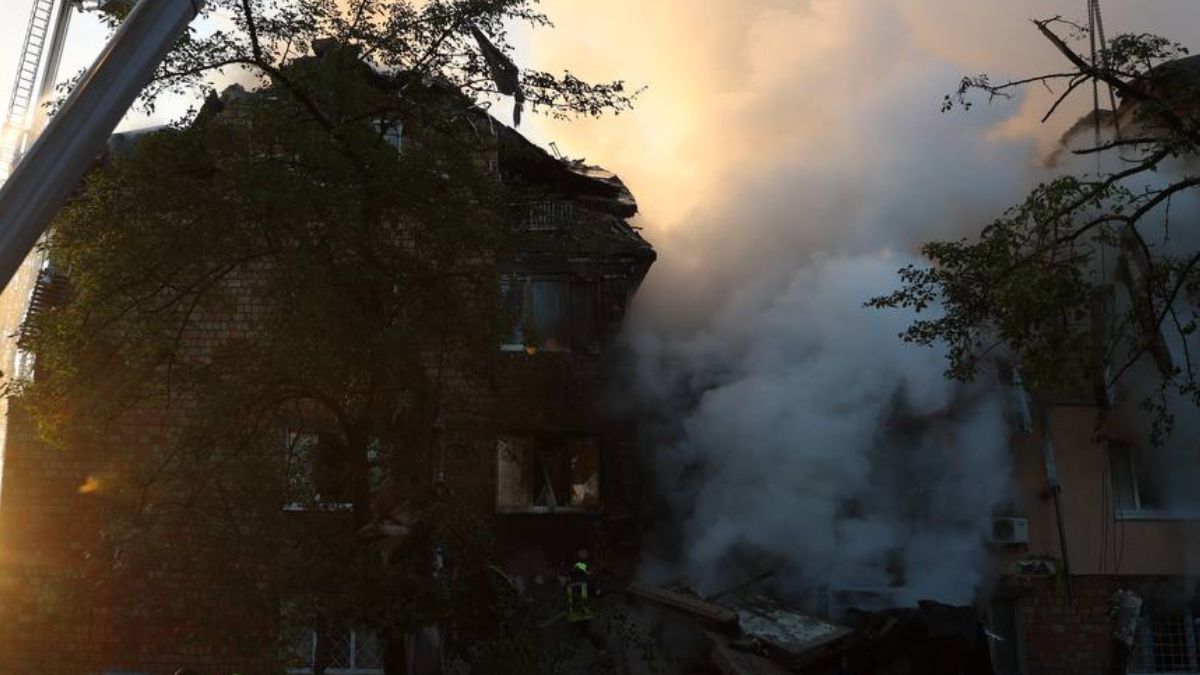 Массированная атака на Киев 28 августа Массированная атака на Киев 28 августа