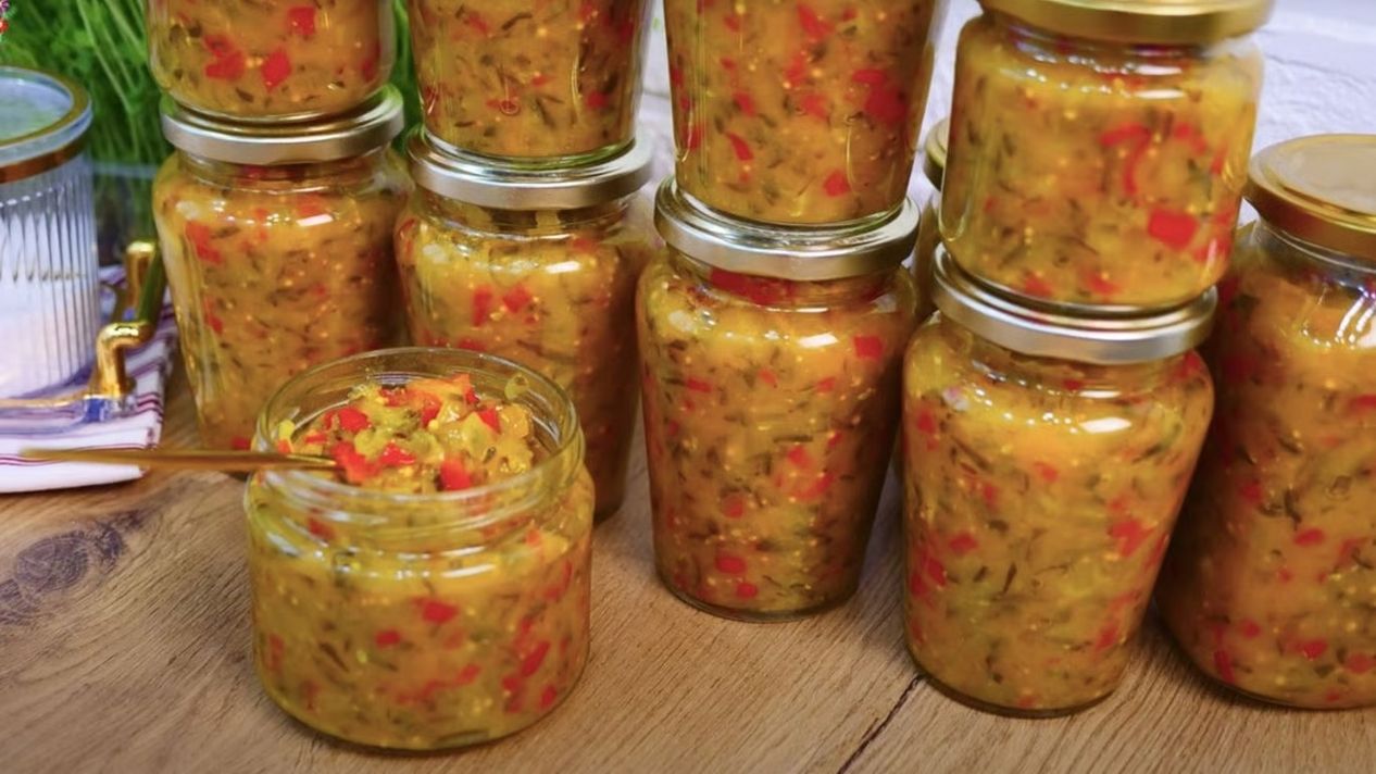 Пикантный соус из огурцов