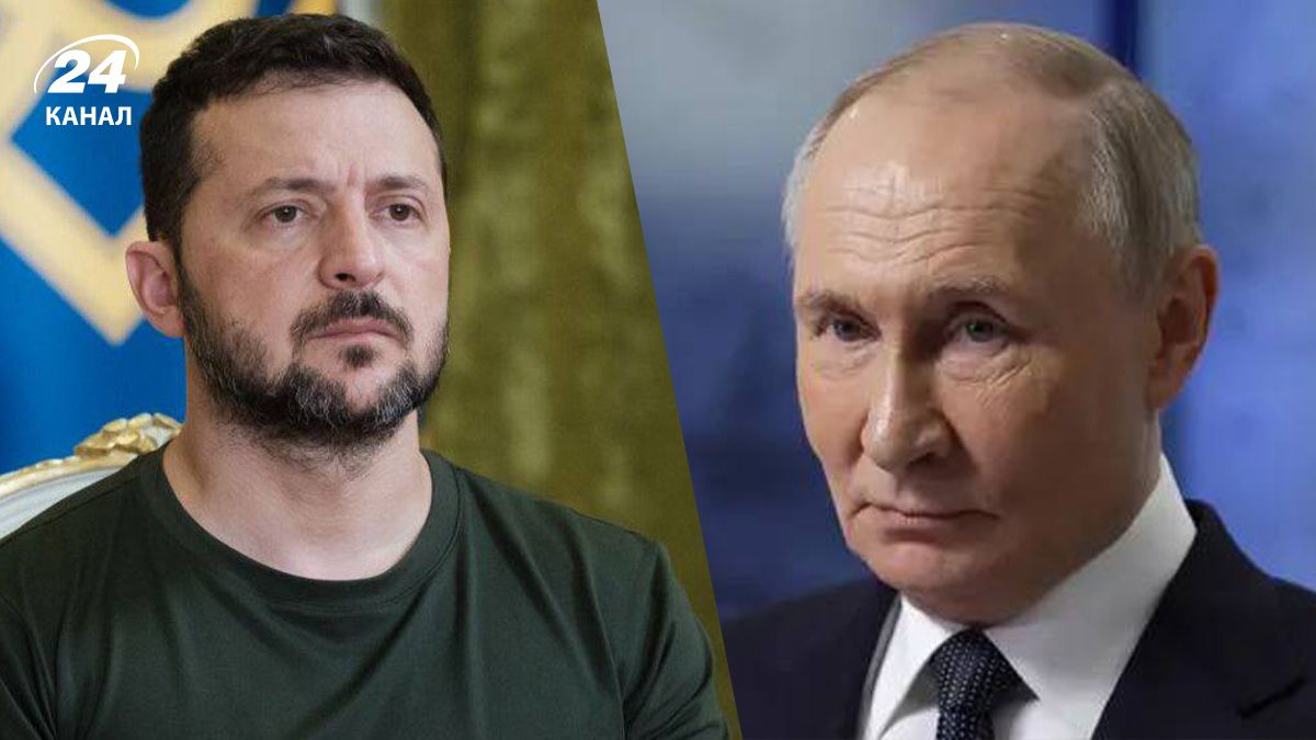 Володимир Зеленський та Володимир Путін Володимир Зеленський та Володимир Путін