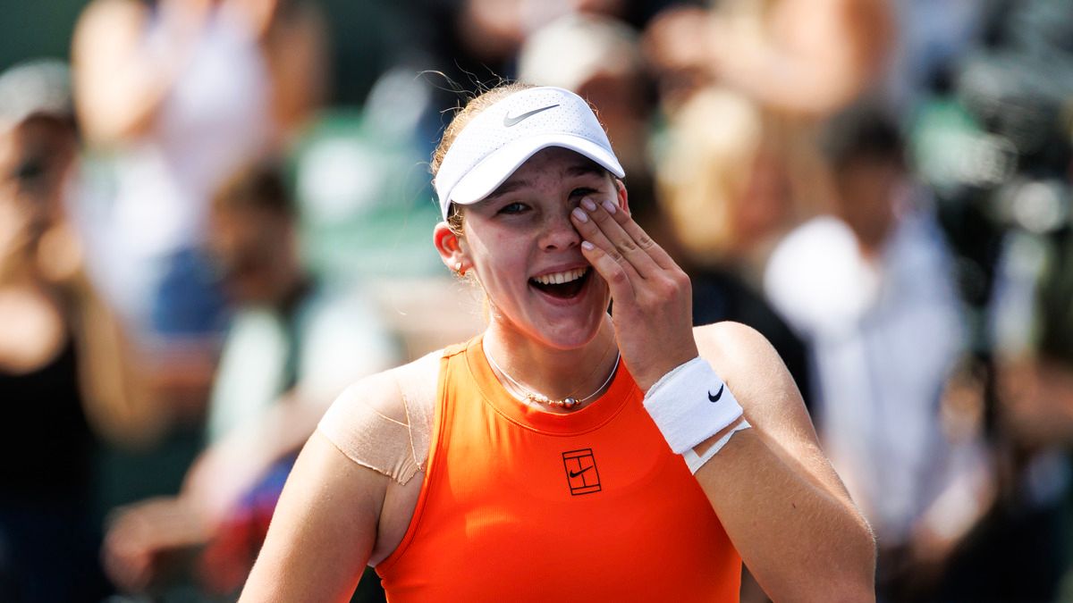 US Open-2025 - відео як росіянка Мірра Андрєєва била себе ракеткою
