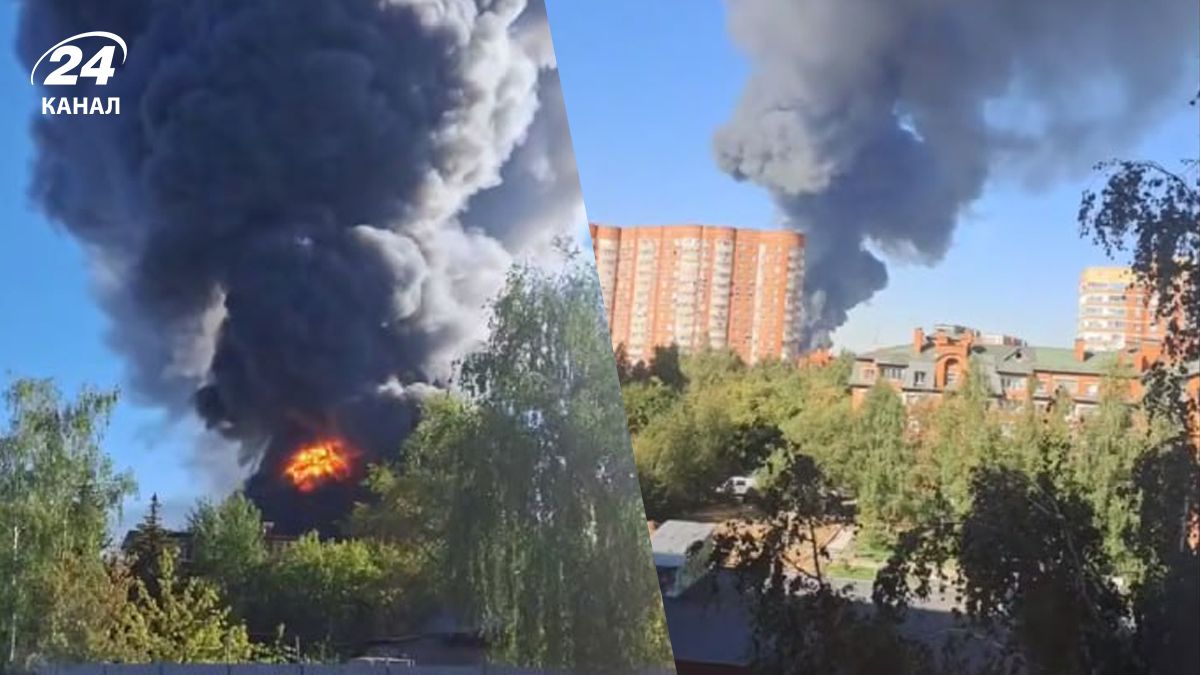 Під Москвою горить дослідний хімзавод, є вибухи, - ЗМІ - відео - 24 Канал Під Москвою горить дослідний хімзавод, є вибухи, - ЗМІ - відео - 24 Канал