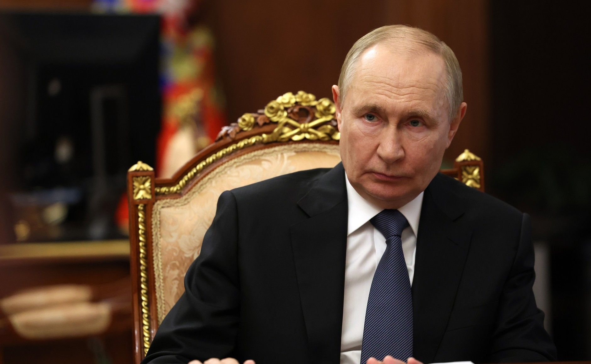 Российский диктатор Владимир Путин