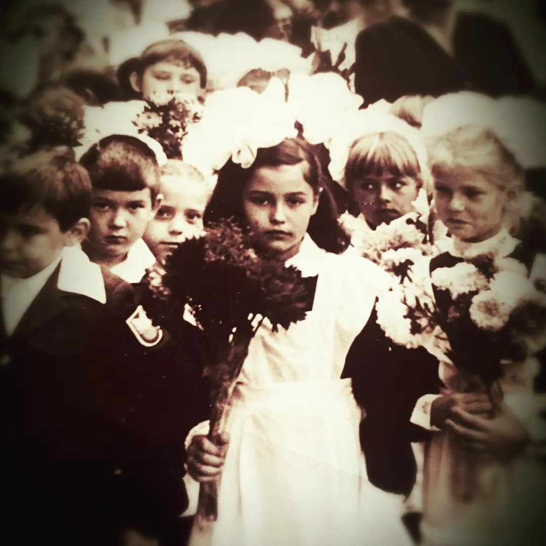 Анна Жижа у 1 класі 