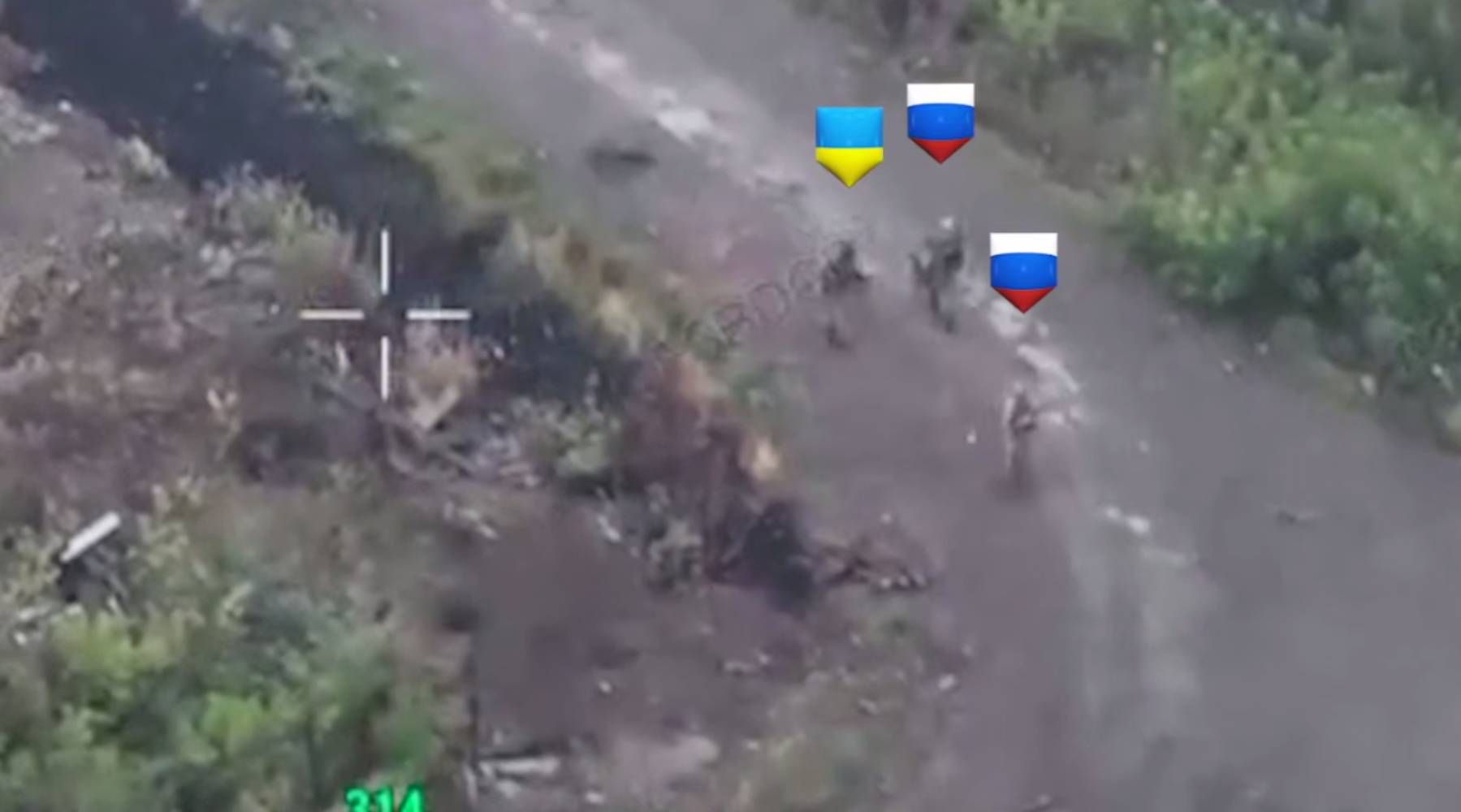 Военный ликвидировал двух оккупантов