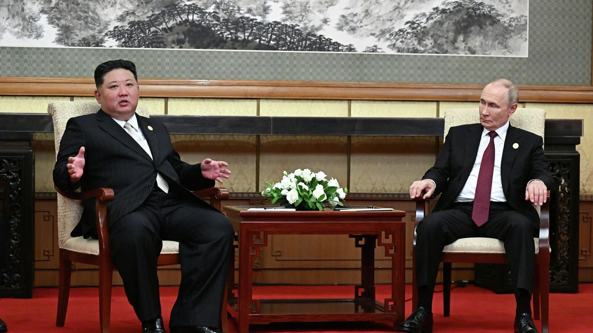 Зустріч Путіна та Кіма в Пекіні 3 вересня 2025 року