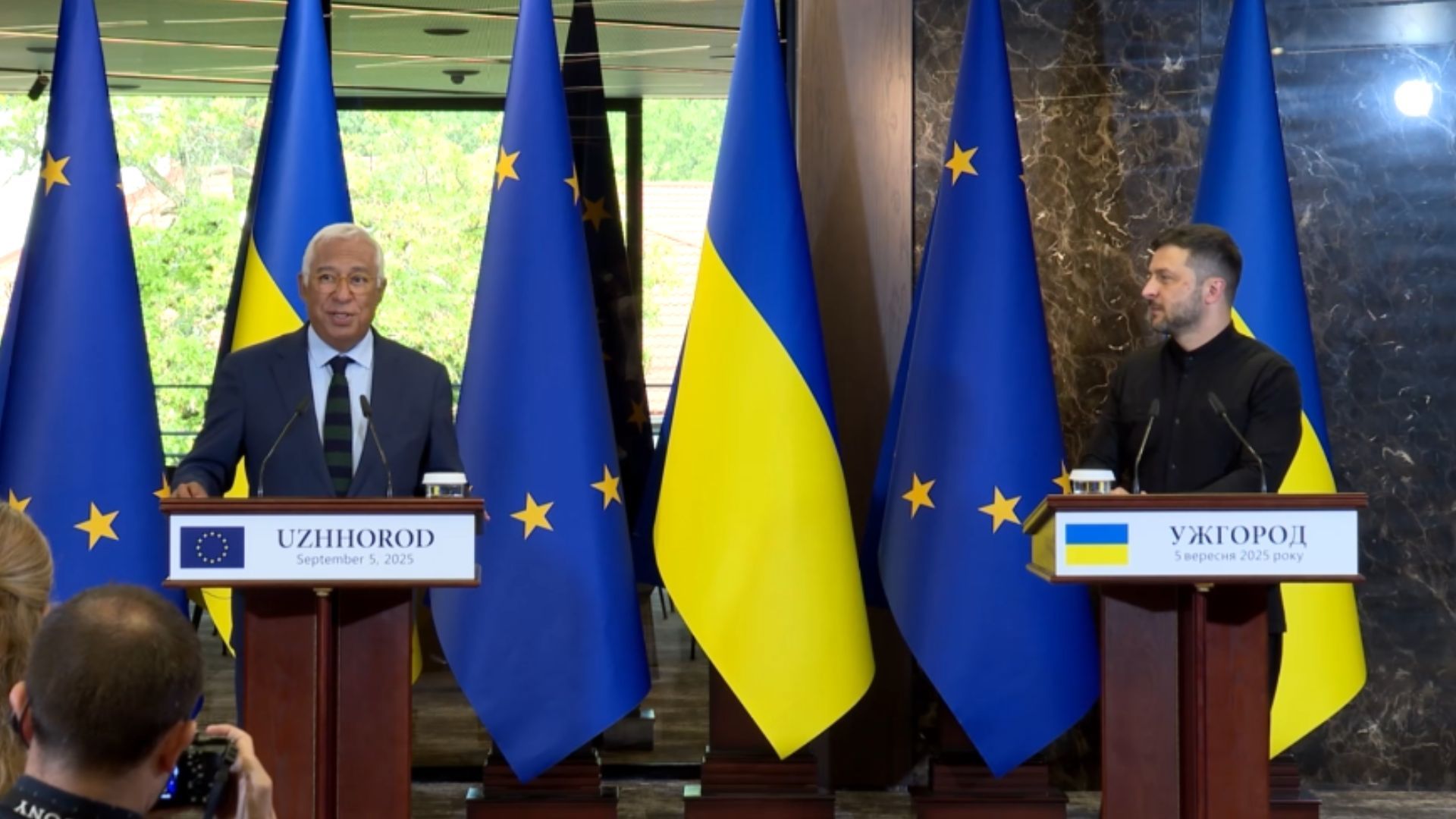 Пресконференція Зеленського та Антоніу Кошти Пресконференція Зеленського та Антоніу Кошти