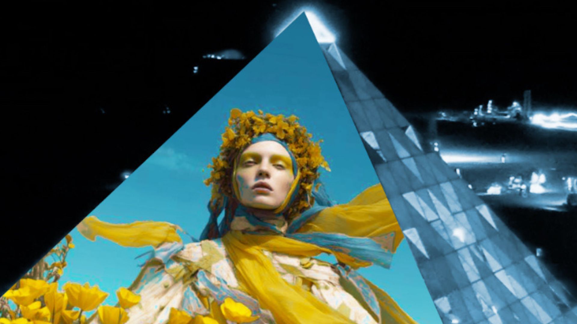 Відео, створене українцями, показали на головній піраміді Burning Man Відео, створене українцями, показали на головній піраміді Burning Man