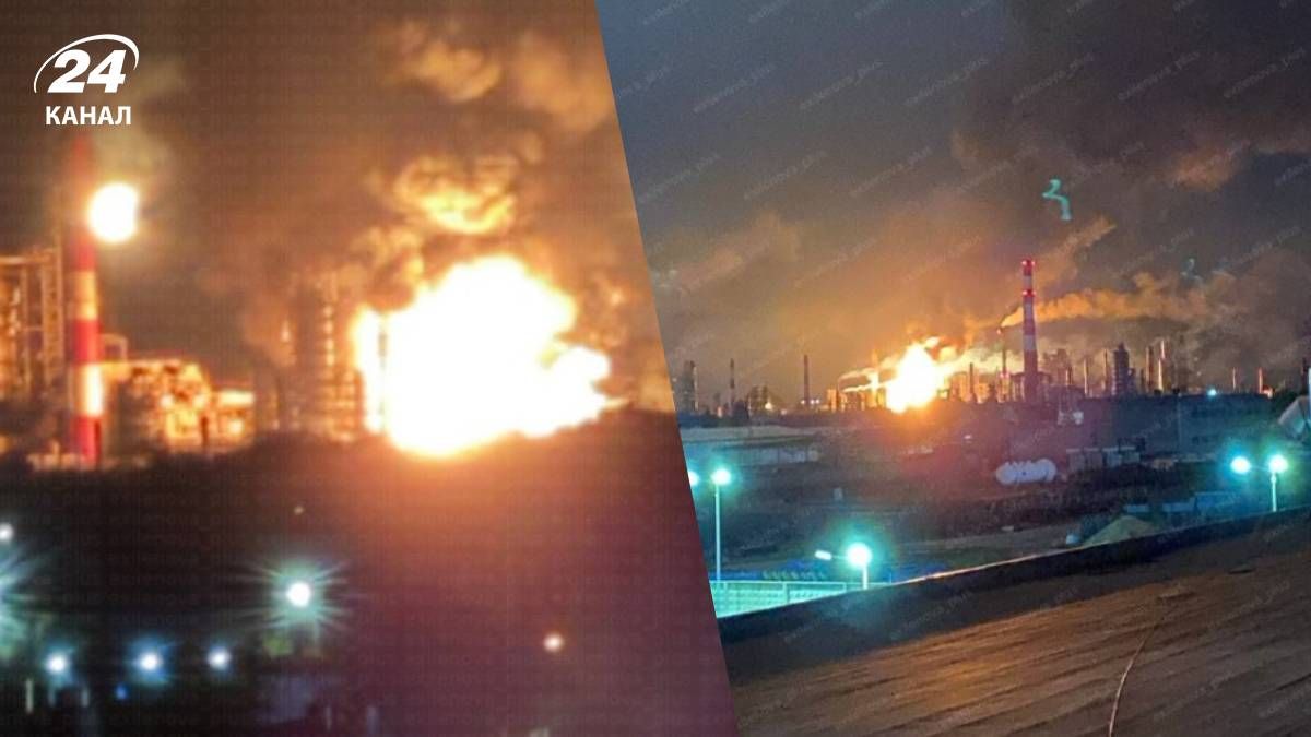 Украина атаковала один из крупнейших НПЗ России