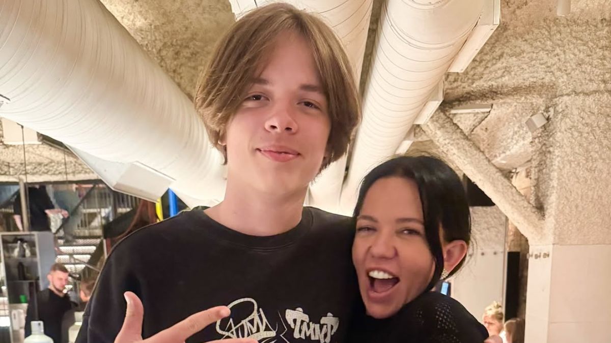 Ірина Горова з сином Ірина Горова з сином