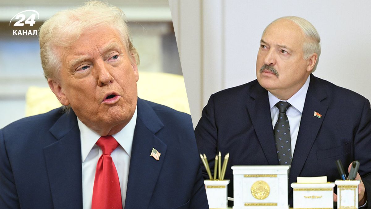 Президент США Трамп и белорусский диктатор Лукашенко Президент США Трамп и белорусский диктатор Лукашенко