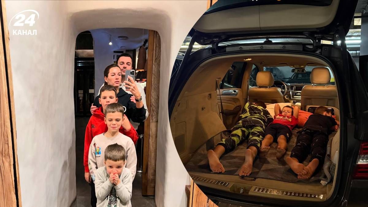 Григорий и Кристина Решетники с сыновьями Григорий и Кристина Решетники с сыновьями