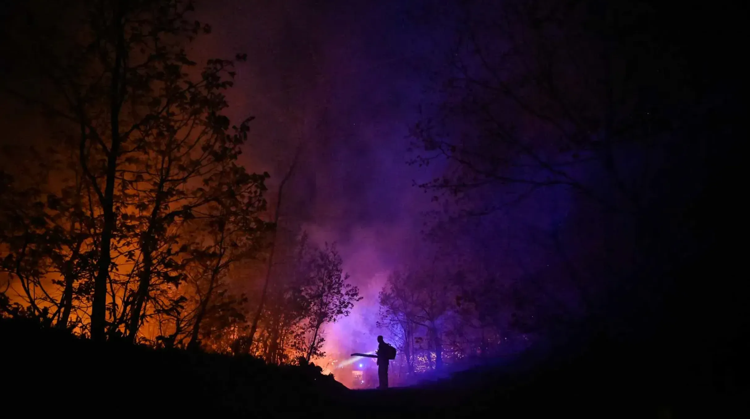 Іспанія та Португалії страждає від лісових пожеж