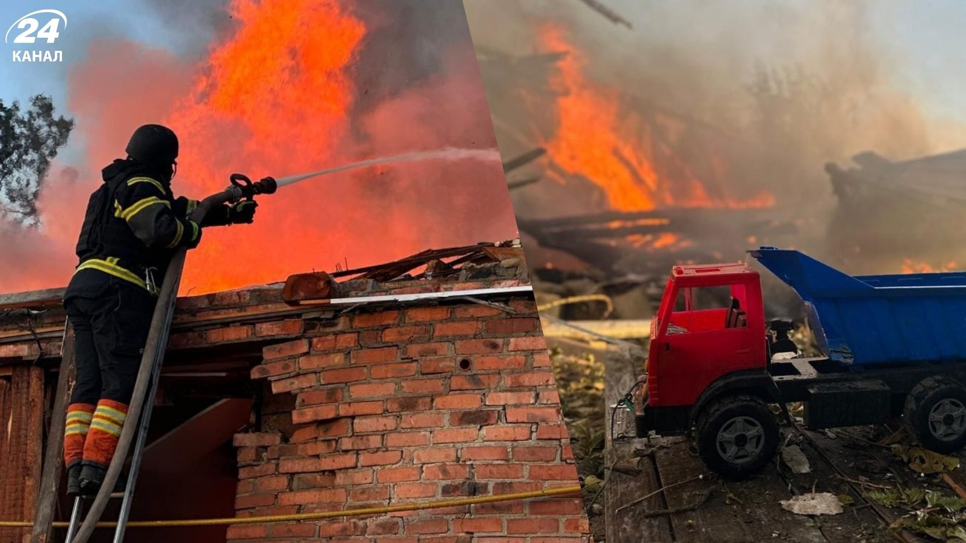 Комбінований удар по Житомирщині: є жертва та руйнування - 24 Канал Комбінований удар по Житомирщині: є жертва та руйнування - 24 Канал