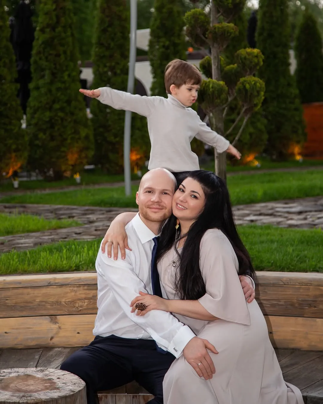 Влад Дарвин с семьей