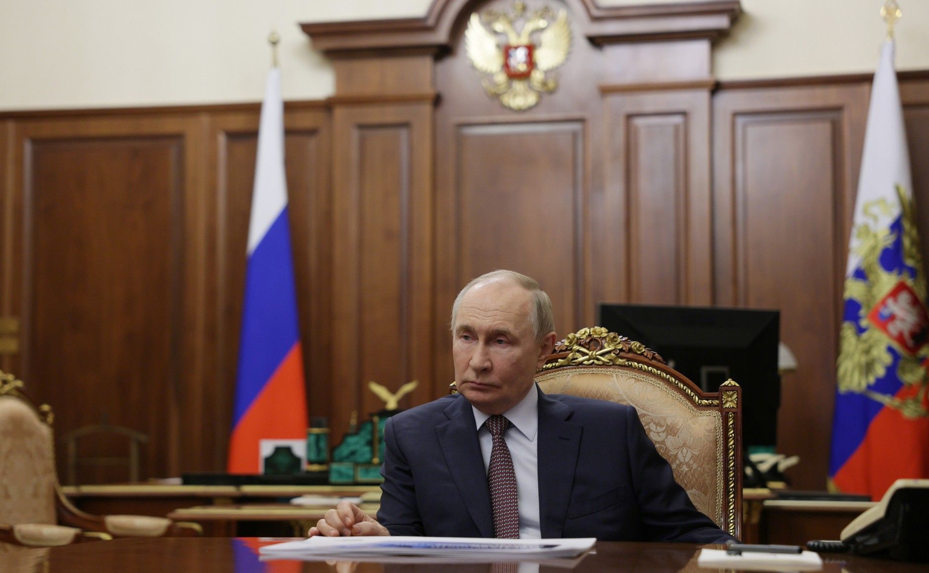 Российский диктатор Владимир Путин Российский диктатор Владимир Путин