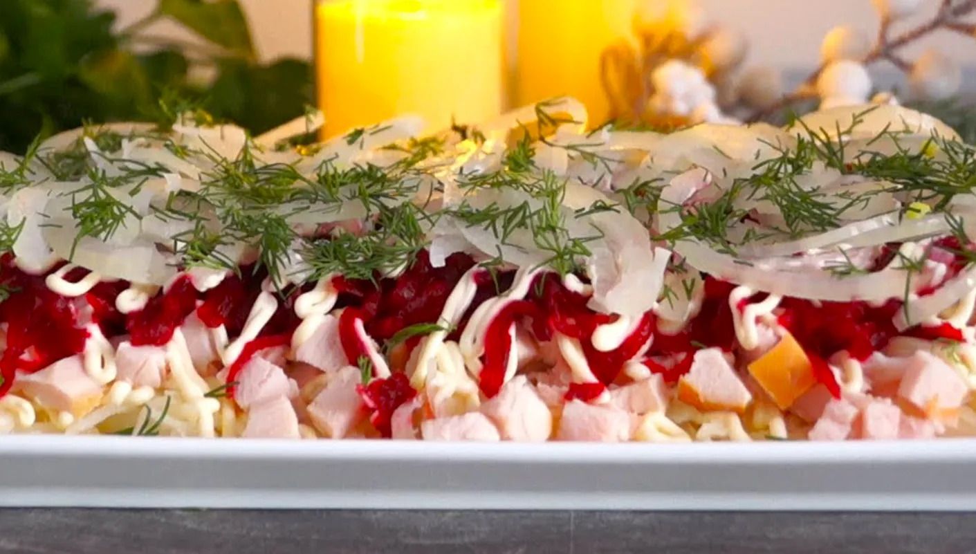 Новая версия салата со свеклой Новая версия салата со свеклой