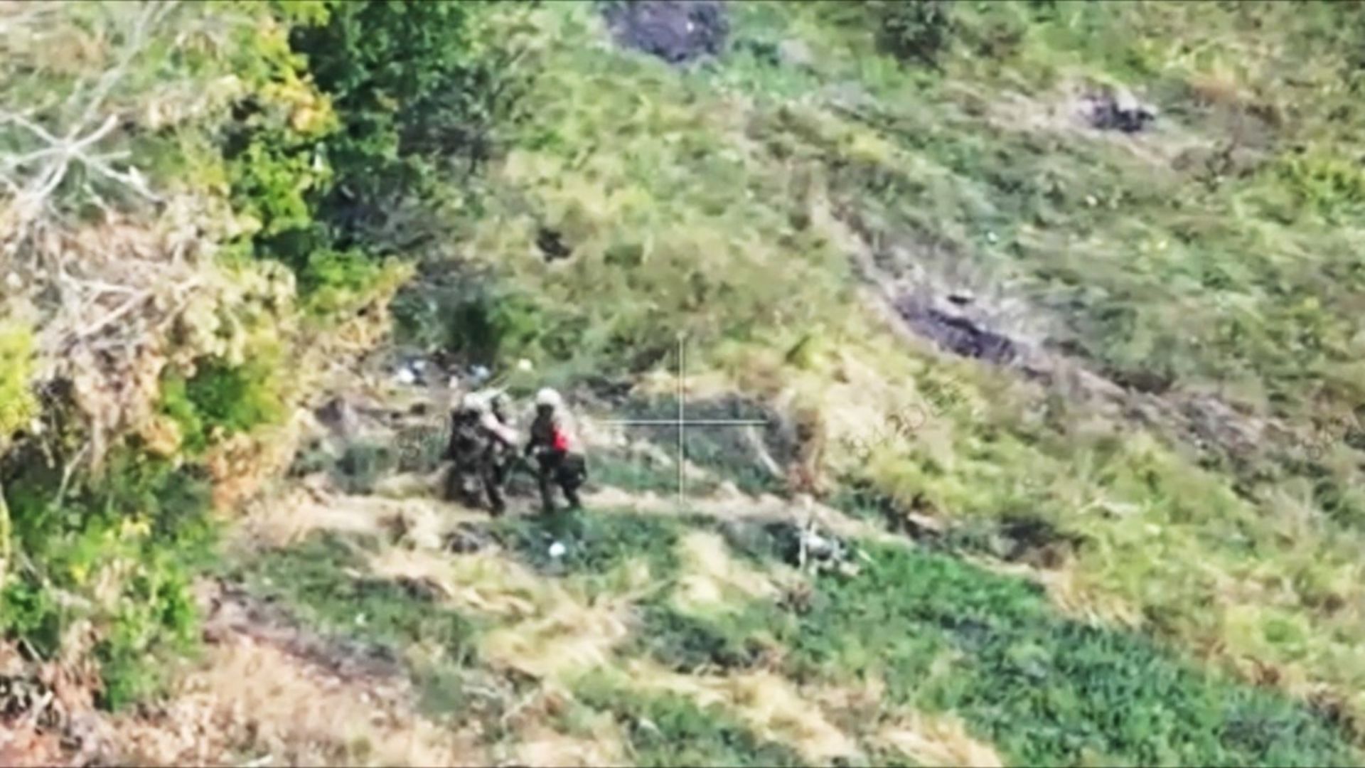 Росіяни в прицілі українського дрона