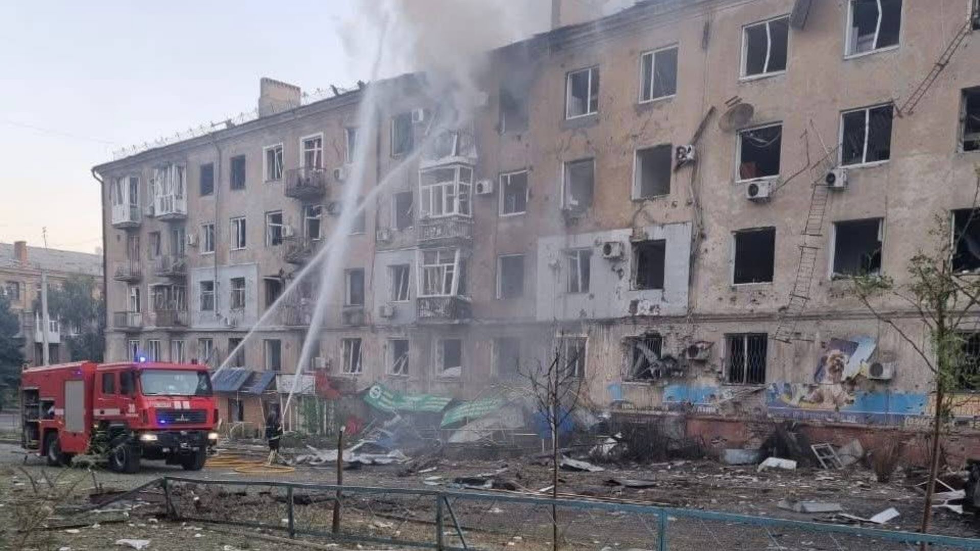 Удар по центру Краматорська 14 вересня 2025 року Удар по центру Краматорська 14 вересня 2025 року