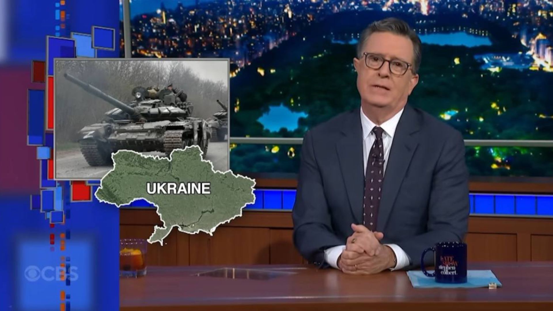 В американському шоу показали карту України без Криму В американському шоу показали карту України без Криму