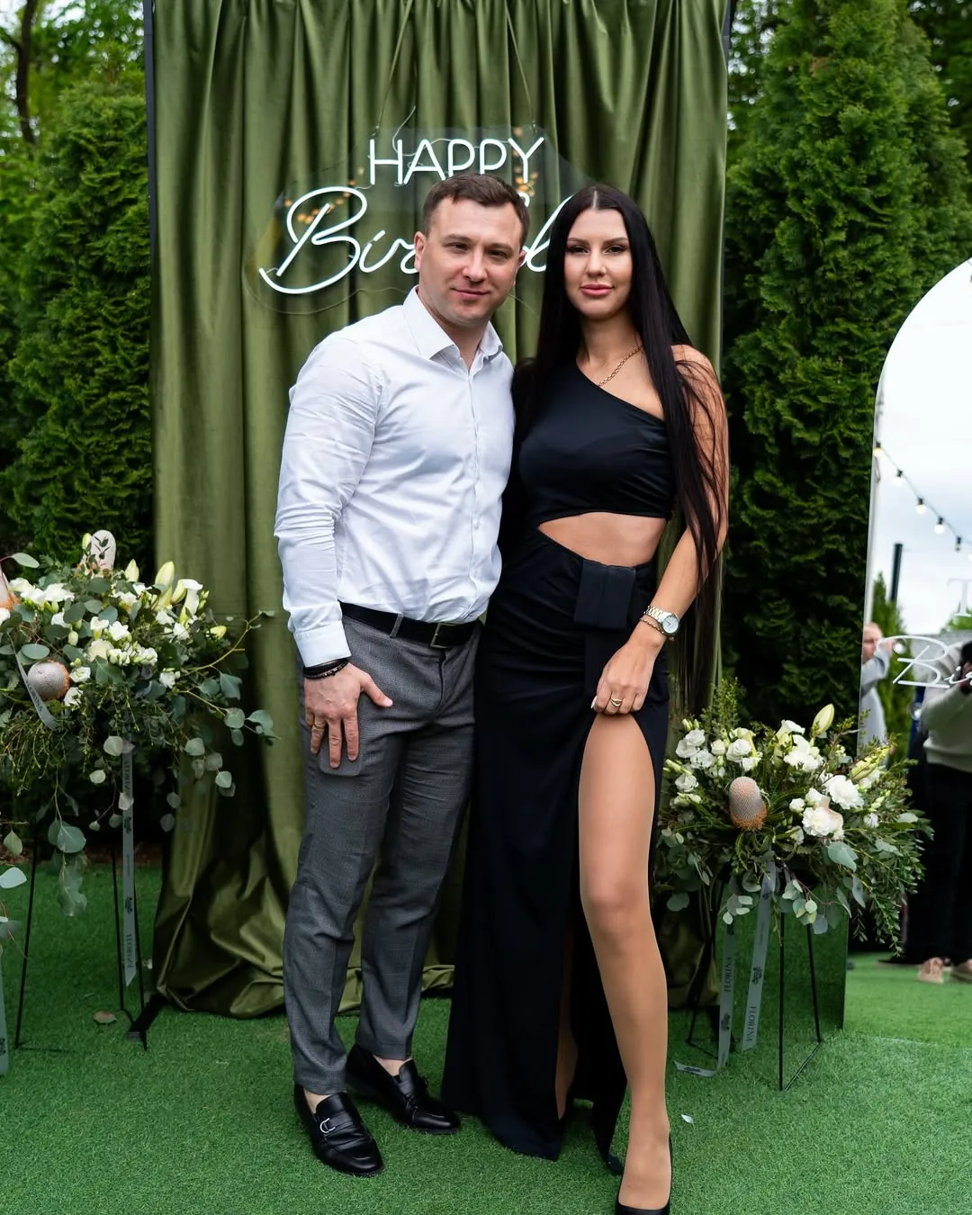 Александр Степаненко с женой Настей