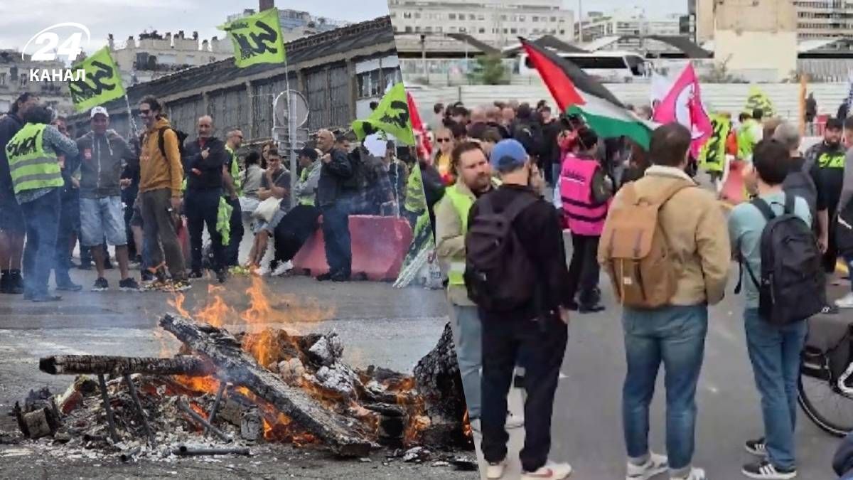 Во Франции продолжаются протесты