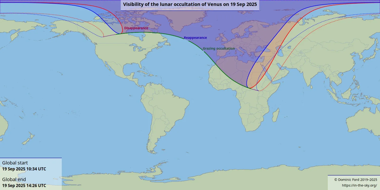 Это изображение показывает территорию, где можно будет наблюдать окультацию Это изображение показывает территорию, где можно будет наблюдать окультацию