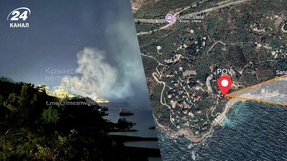 Дроны атаковали санаторий "Форос" в Крыму Дроны атаковали санаторий "Форос" в Крыму