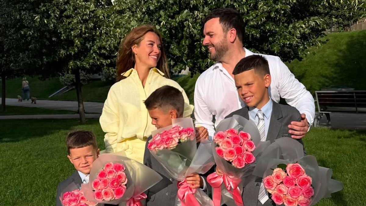 Григорій та Христина Решетники з синами