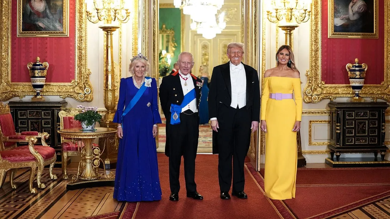 Трамп на встрече с Королевской семьей Трамп на встрече с Королевской семьей