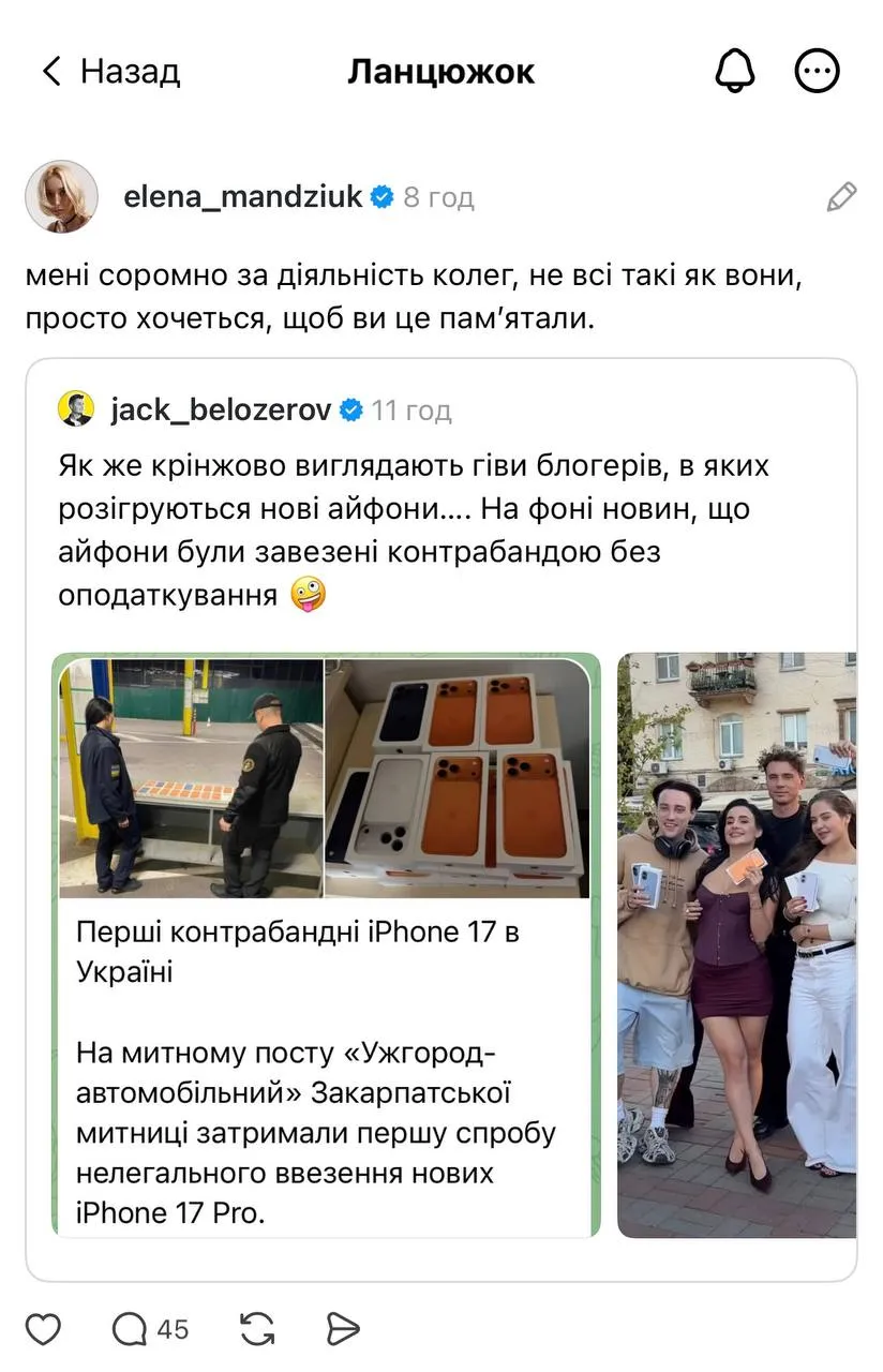 Олена Мандзюк