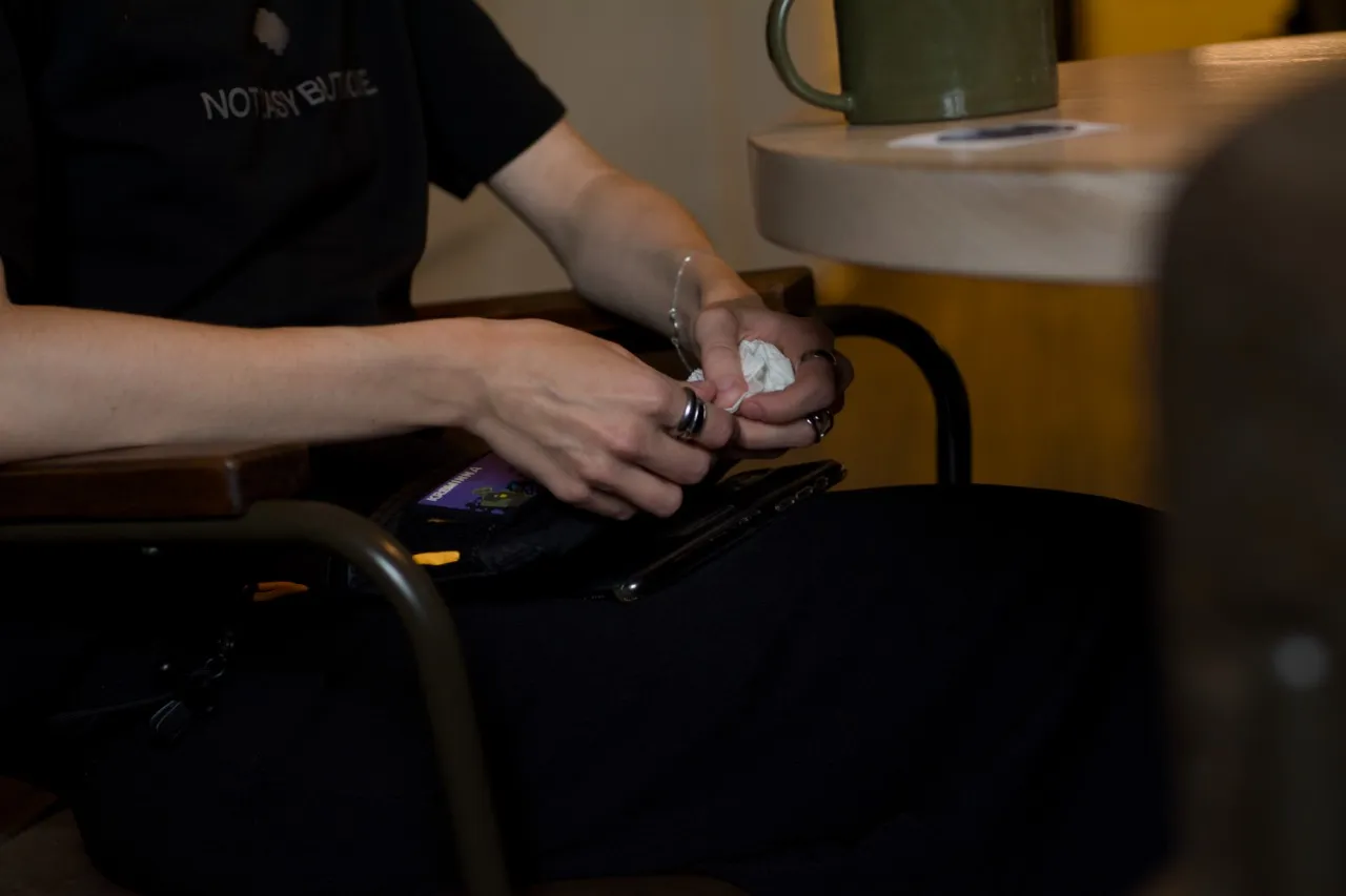 София во время интервью