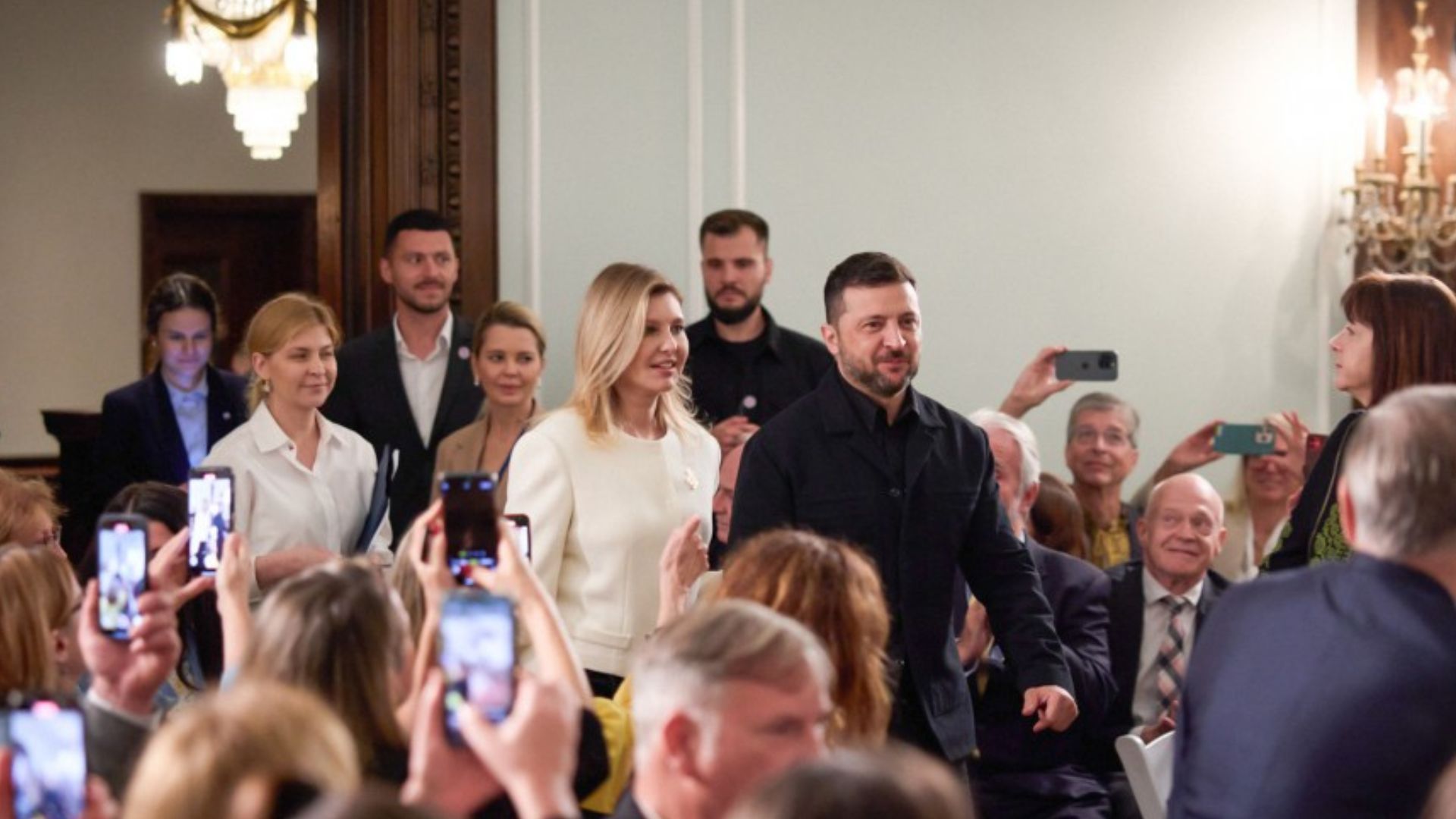 Олена та Володимир Зеленські