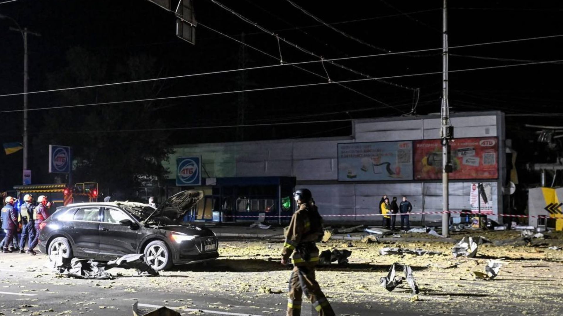 Последствия атаки на Запорожье