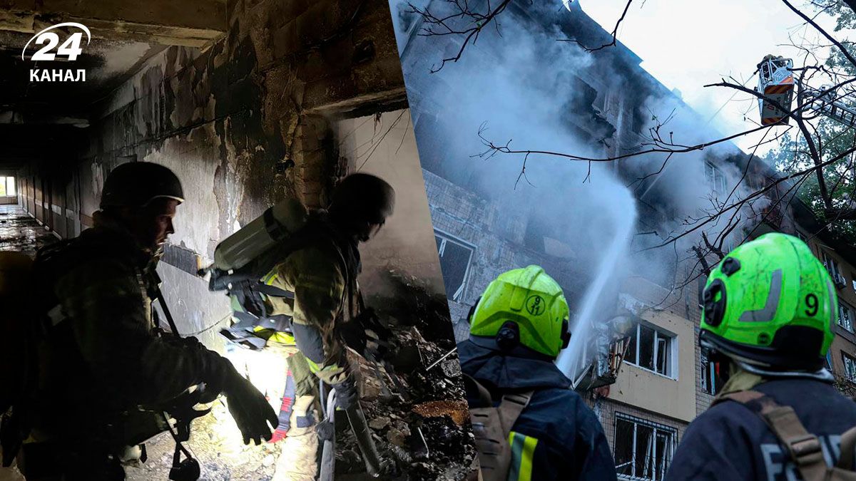 Под ударом были 6 районов: какие последствия российского террора в Киеве - 24 Канал Под ударом были 6 районов: какие последствия российского террора в Киеве - 24 Канал