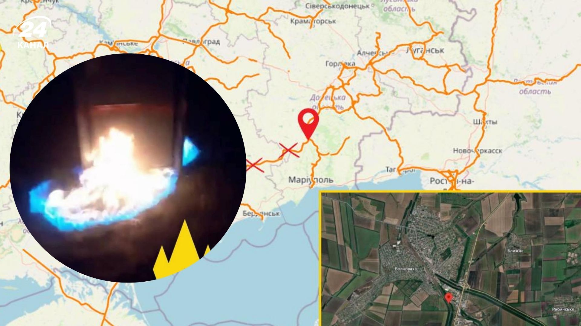 Партизаны нарушили логистику врага в оккупированной Волновахе в Донецкой области Партизаны нарушили логистику врага в оккупированной Волновахе в Донецкой области