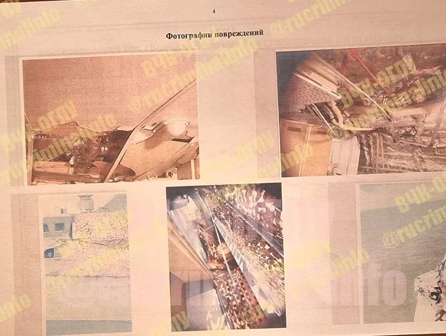 Пошкодження Вишнього Волочка після зіткнення з танкером Назан в Азовському морі 7 серпня 2025 року Пошкодження Вишнього Волочка після зіткнення з танкером Назан в Азовському морі 7 серпня 2025 року