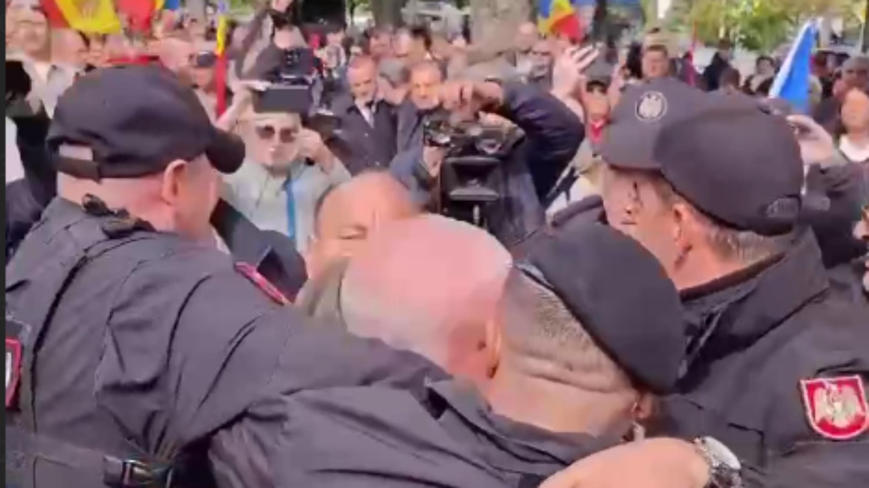 Інцидент на мітингу у Молдові