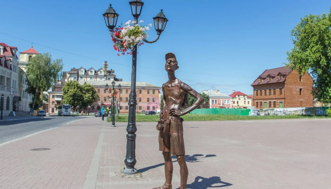 Памятник Туристу в Каменце Памятник Туристу в Каменце