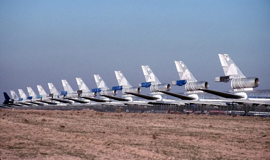Списанные самолеты DC-10 в Аризоне