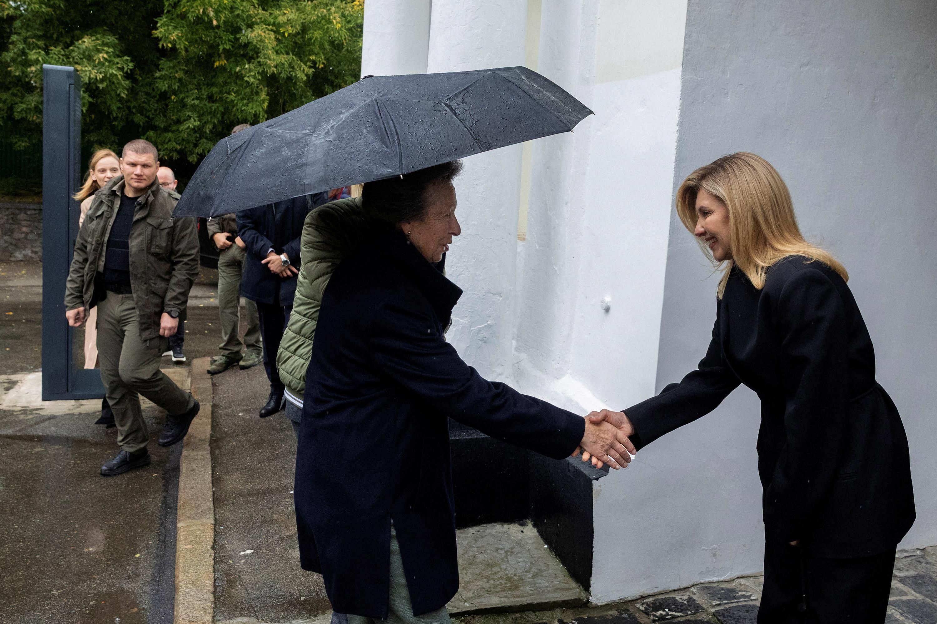 Елена Зеленская и принцесса Анна Елена Зеленская и принцесса Анна