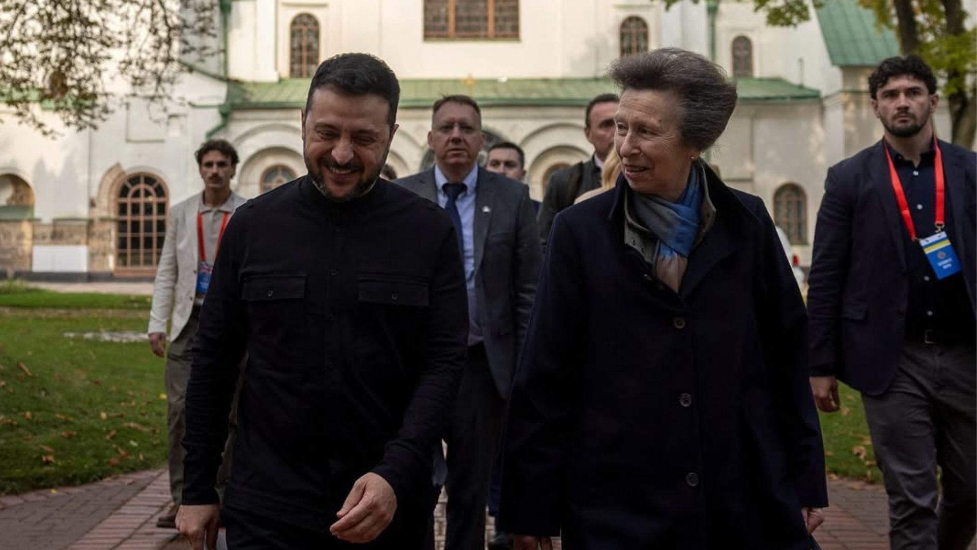 Володимир Зеленський та принцеса Анна