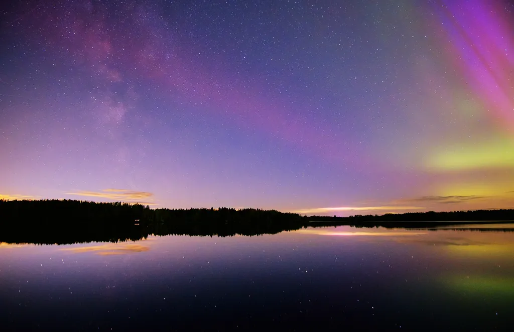 STEVE, SAR і полярне сяйво у Фінляндії