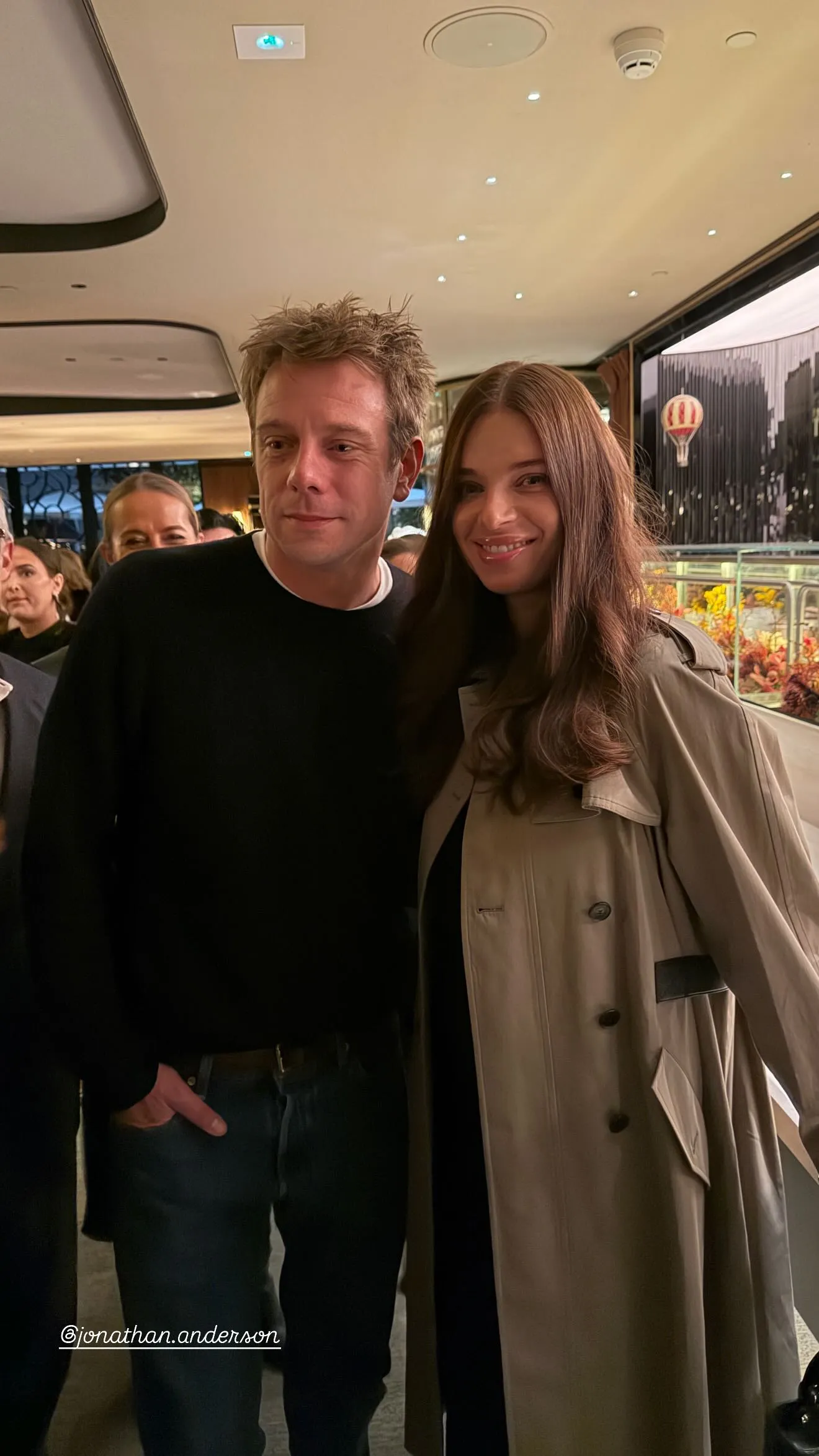 Жена Александра Усика с Джонатаном Андерсоном Жена Александра Усика с Джонатаном Андерсоном