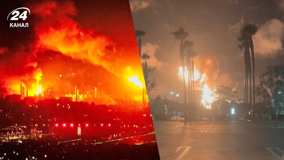 Под Лос-Анджелесом вспыхнул масштабный пожар на НПЗ - 24 Канал
