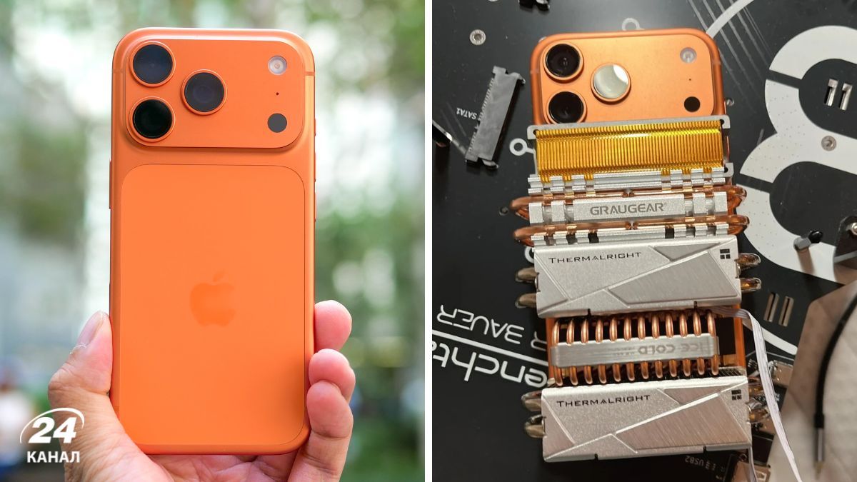 iPhone 17 Pro обвішали кулерами від SSD для охолодження і це дало чудовий результат
