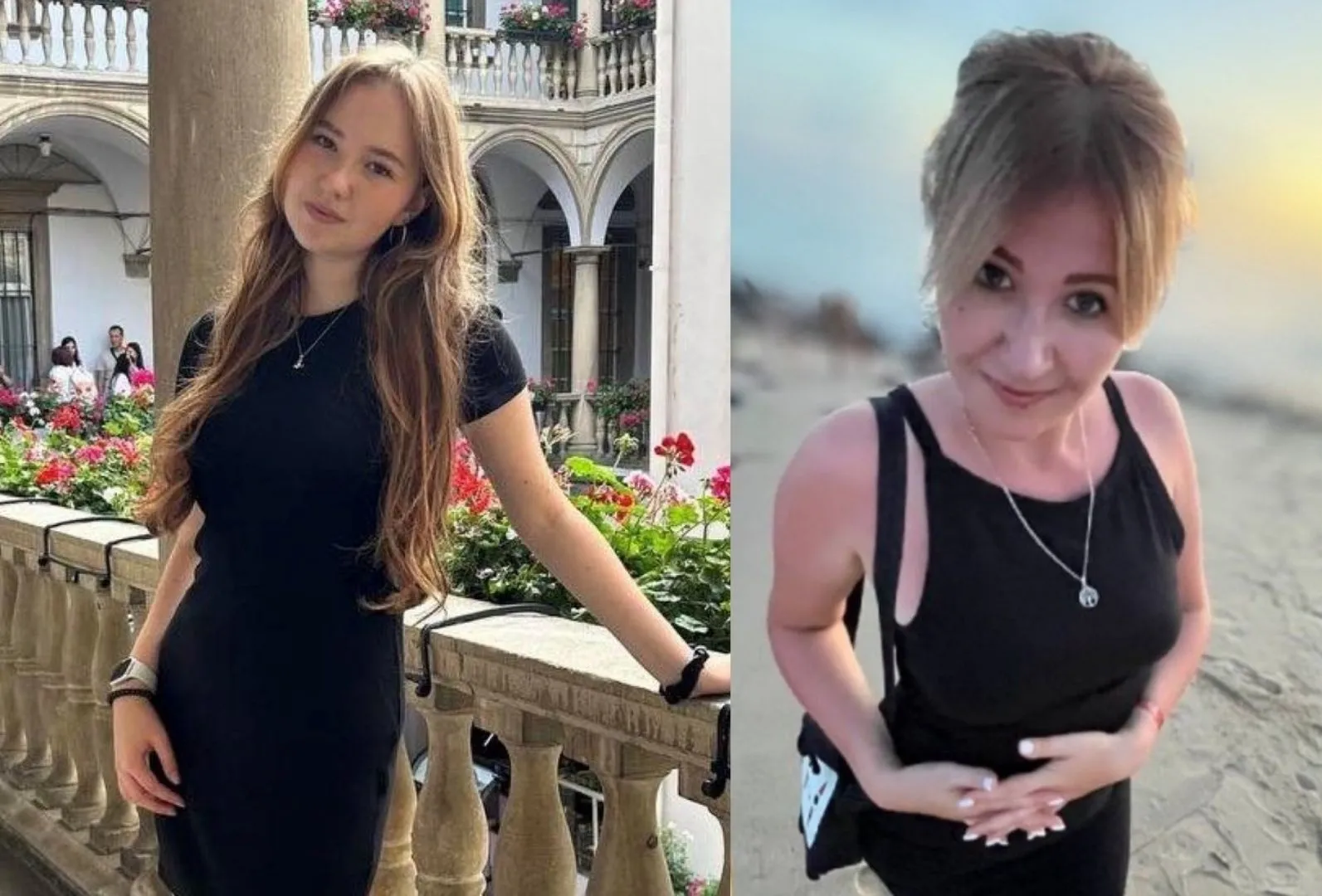 Погибшая 5 октября 2025 года на Львовщине 15-летняя Анастасия Грицив и ее мама Ульяна Константинова