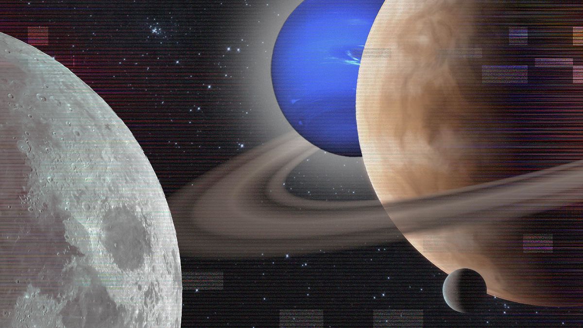 Сближение Луны с Сатурном и Нептуном в октябре 2025 – когда и как наблюдать