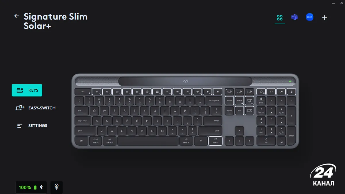 Logitech Signature Slim Solar+ K980