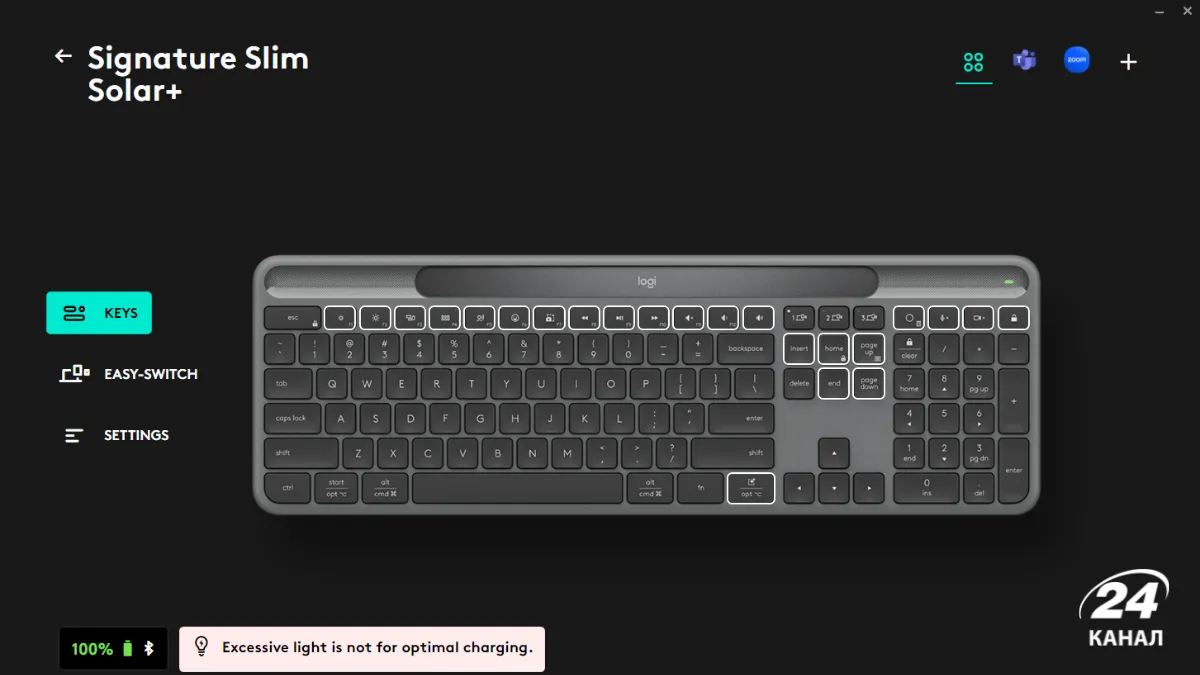 Logitech Signature Slim Solar+ K980 Logitech Signature Slim Solar+ K980